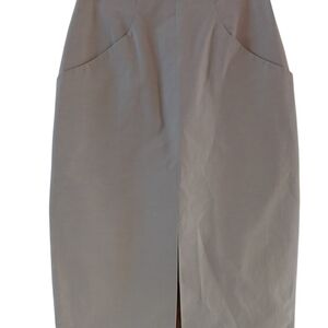 Chic Tan Pencil Skirt for Women